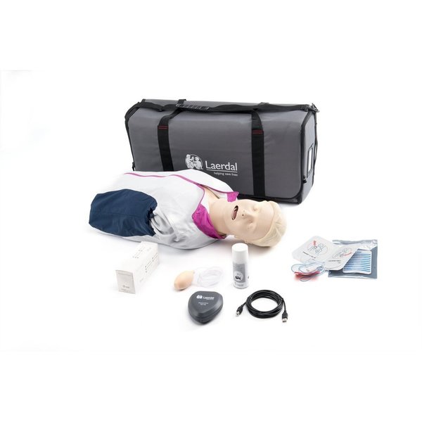 Laerdal Resusci Anne QCPR AED AW Torso in Carry Bag 174-00160